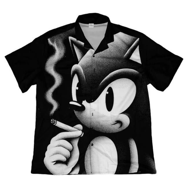 Official Mamono World Merch Store Mamono Schmoke (Button-Up) (Popover Shirt)