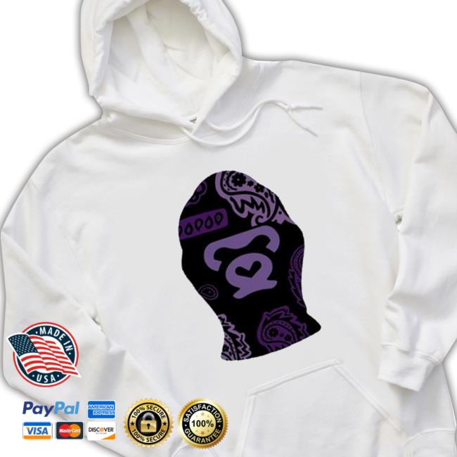 Official GloRilla Paisley Ski Mask Tee