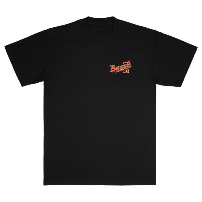 Unisex Cincinnati Bengals Born x Raised Black Pro Script Top Shirt NFL Shop Store
