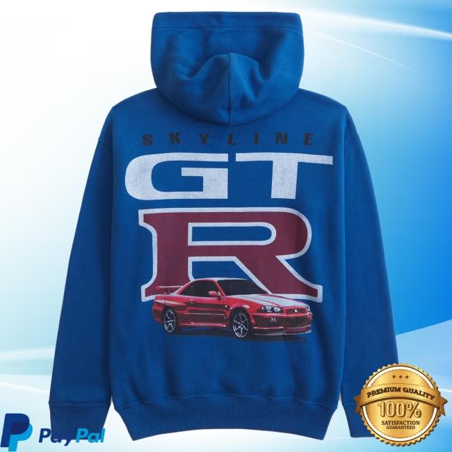 Official Abercrombie And Fitch Store Nissan GT-R Graphic Hoody