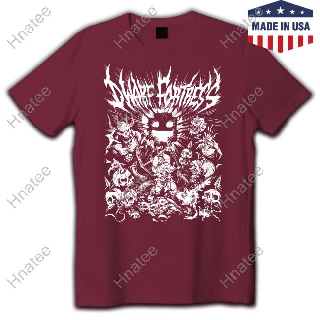 Dwarf Fortress Merch Dwarf Fortress Losing Is Metal Tee Shirt Nina Matsumoto Fangamer