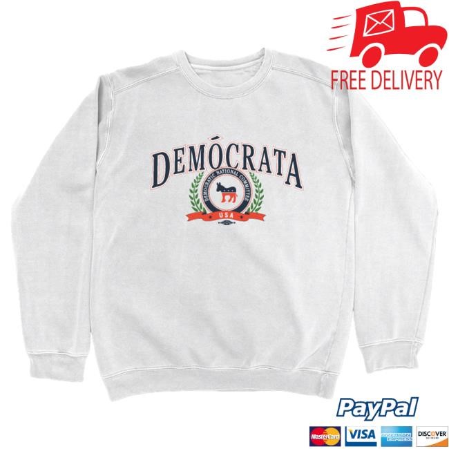 Official Democrat Merch Store Democrat Demócrata Collegiate Tees Democrat Apparel Clothing Shop