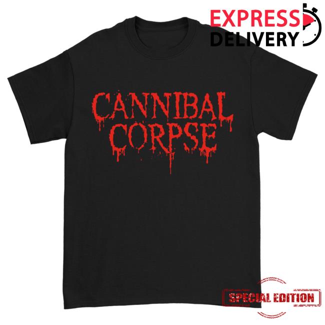 Official Kings Road Merch Store Cannibal Corpse Logo Attractive Shirt (Black) Kings Road Shop CannibalCorpse