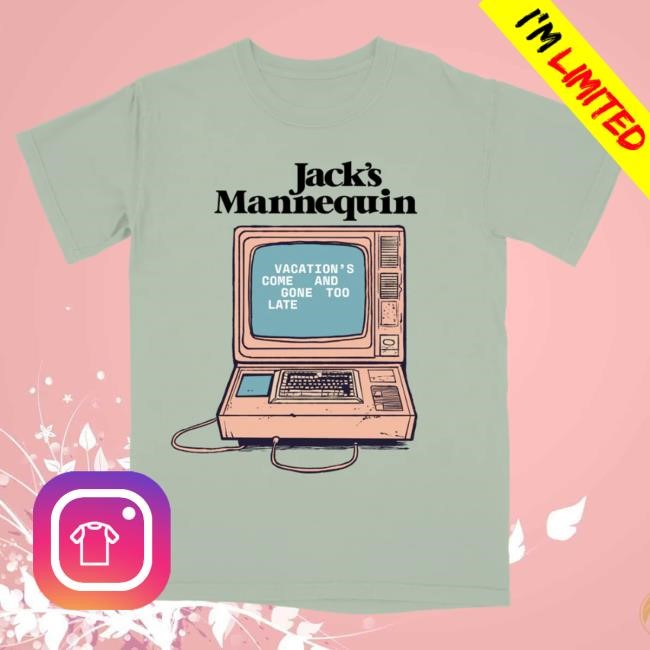 Official Andrew Mcmahon Vacation Computer Shirt Jack´s Mannequin