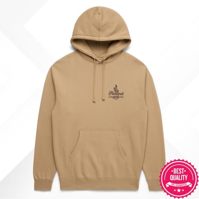 National Park After Dark Shop Merch Cryptid Desert Hoodie Sand