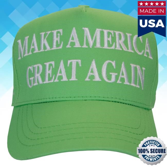 Official Donald Trump Merch Store Shop Donald Trump Special Edition:MAGA Hat – Pastel Green & White