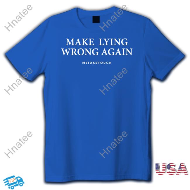 Meidastouch Merch Make Lying Wrong Again Tank Top Meidastouch