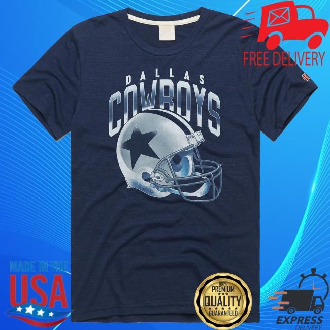 Dallas Cowboys Gradient Helmet T Shirt Homeage – | Dallas Cowboys Official | NFL Football