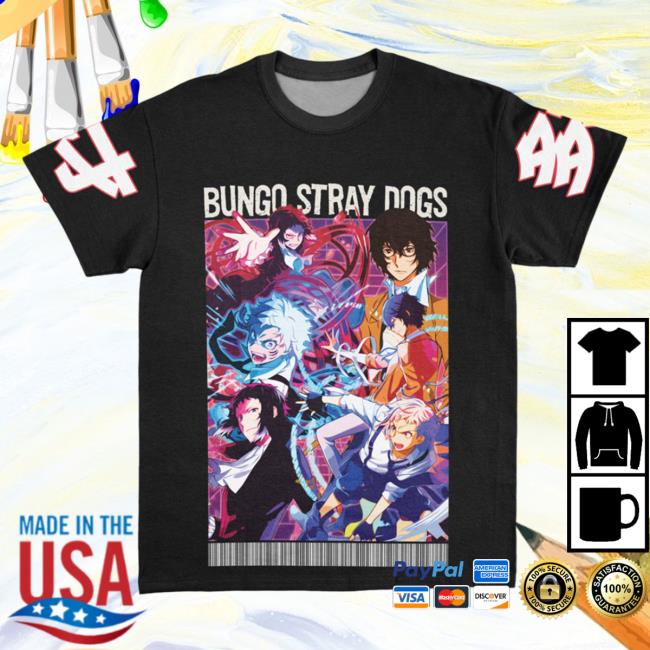 Official Anime Ape Clothing Bungou Stray Dogs Streetwear AOP Shirt 2023 3D All Over Print Animeape