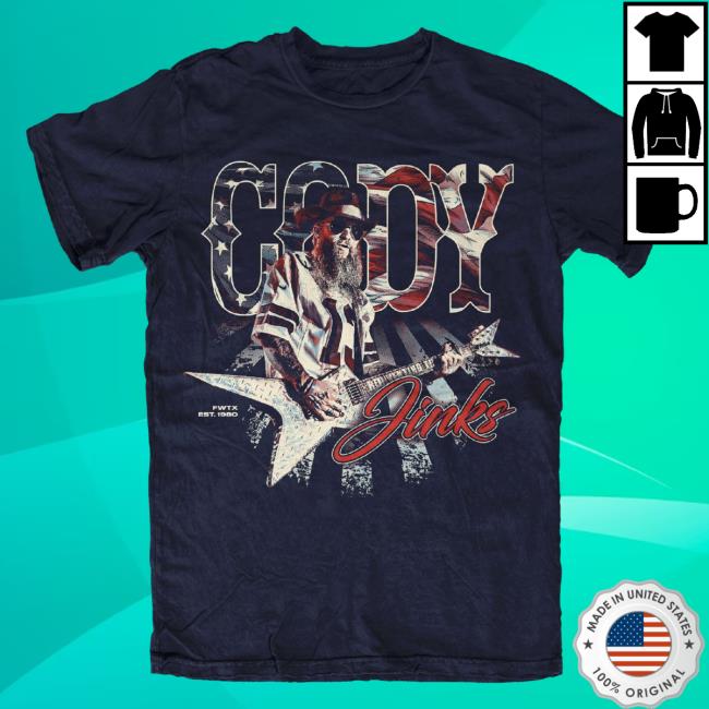Official Cody Jinks Merch Store Cody Jinks January 2024: Limited Edition 'Merica New Shirt Cody Jinks Apparel Clothing Shop CodyJinks
