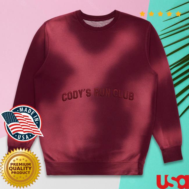 Official Codys Run Club Merch Store Cody's Run Club Arched / Attractive Hoodie / Maroon Spray-Wash CodysRunClub Apparel Cody'sRunClub Clothing Shop