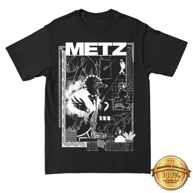 Official Metz Merch Metz "Henderson Distorted Lens" Black Sweatshirt Deathwishinc