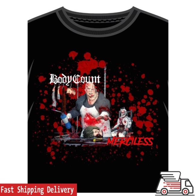 Body Count 2024 Merciless Tour Tee Shirt