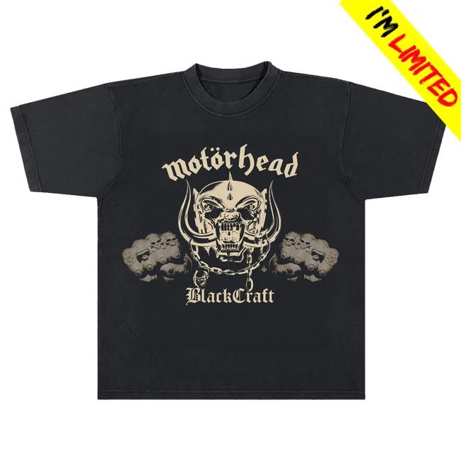 Official Blackcraft Cult Motörhead x Blackcraft Iron Fist Tshirt