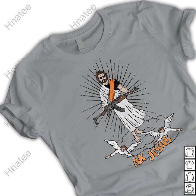 Ak Guy Merch Ak Jesus T Shirt Grey