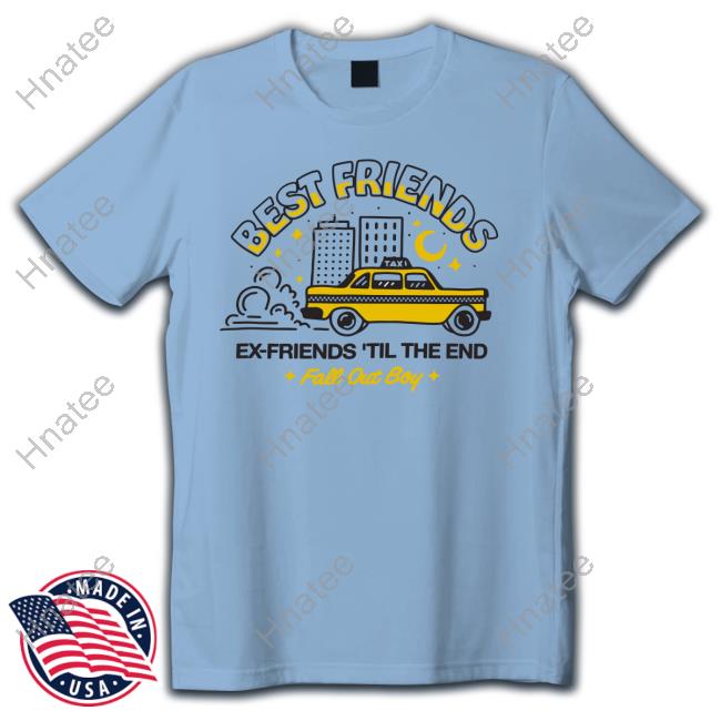 Fall Out Boy Best Friends Ex-Friends 'Til The End Tee Shirt