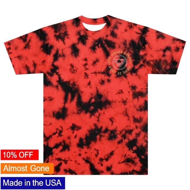 The Ghost Death Burn It Down Tie Dye Top Shirt