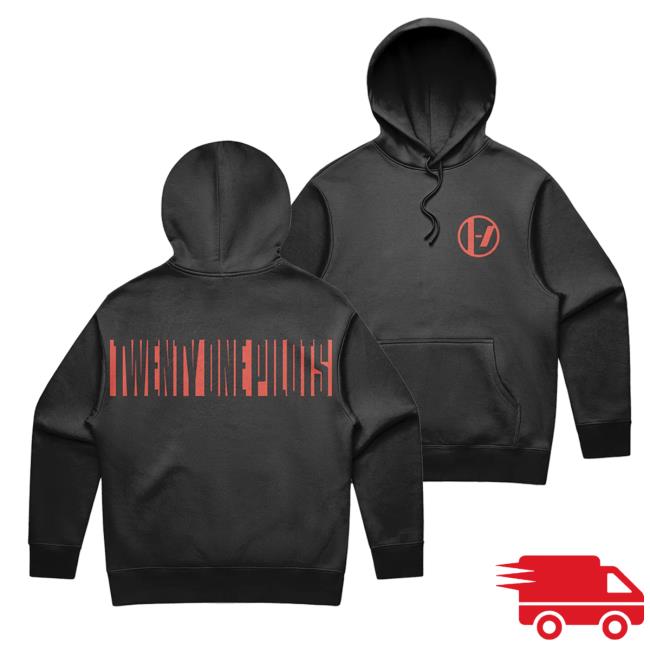 Twenty One Pilots Official Store Merch Logo Backblock 2024 Hoodie