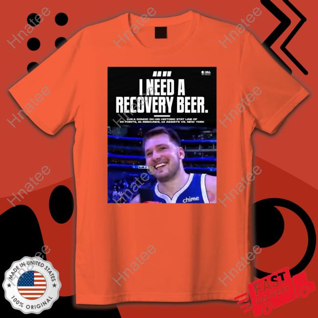 I Need A Recovery Beer Shirt Navy