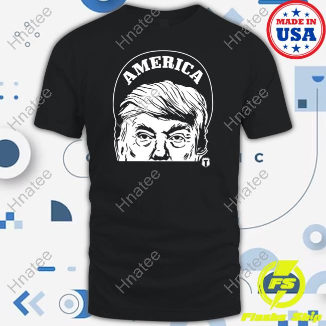 Official The Officer Tatum Store Retro Trump Face America Hoodie