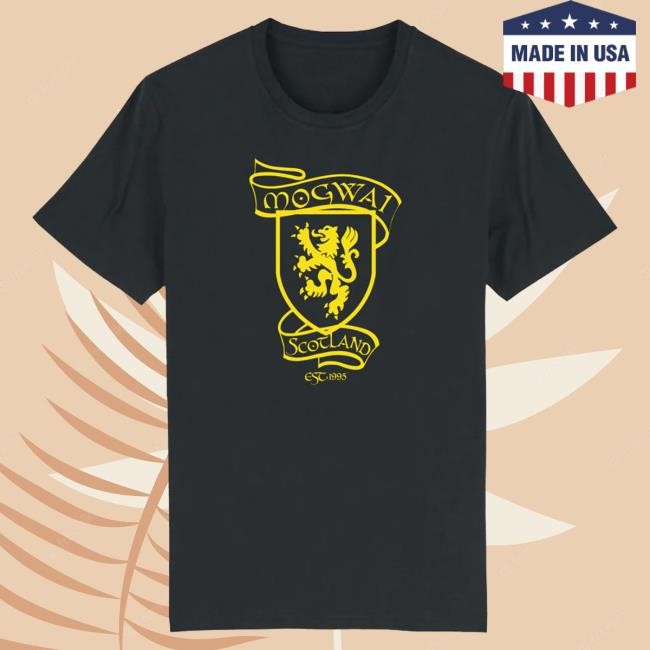 Official Mogwai Merch Mogwai Lion Rampant | Black Shirt