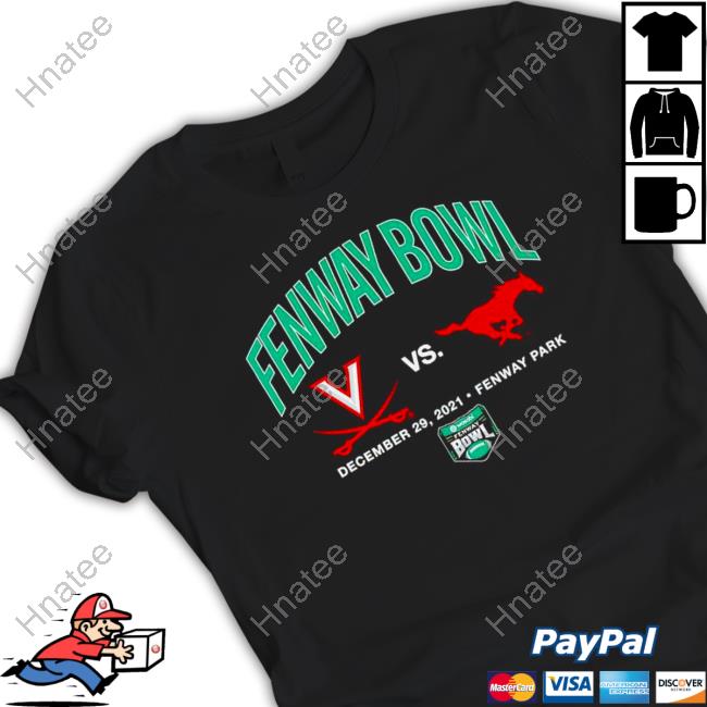 Virginia Cavaliers vs SMU Mustangs 2022 Fenway Bowl Dueling shirt