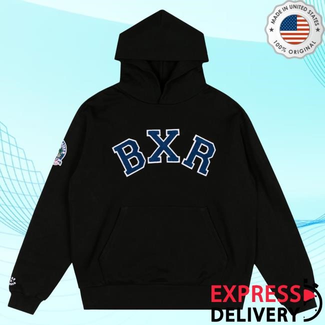 Official Born X Raised Merch Store College Hoodies: Black