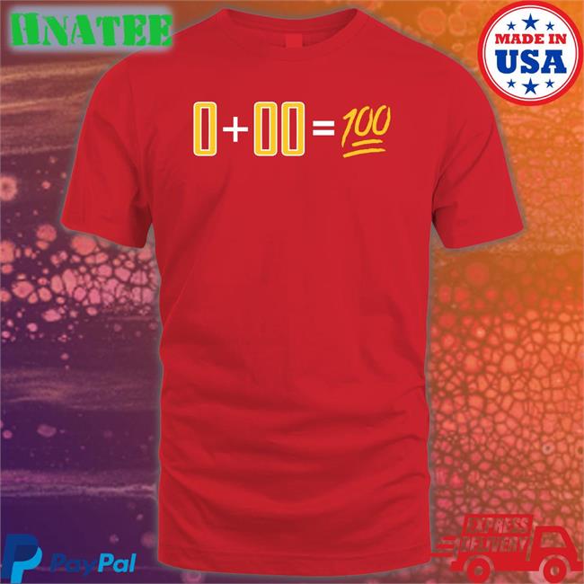 Obvious Shirts 0+00=100 Shirt Alex Golden