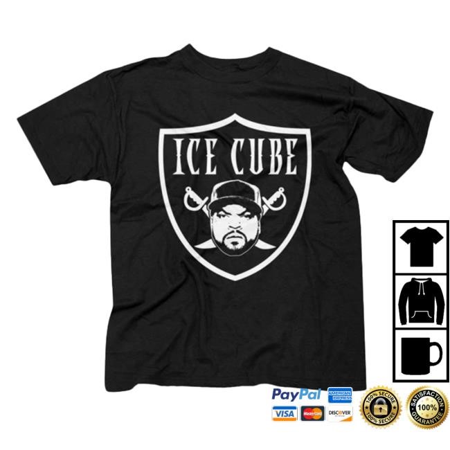 Ice Cube Shield Logo Black Shirt