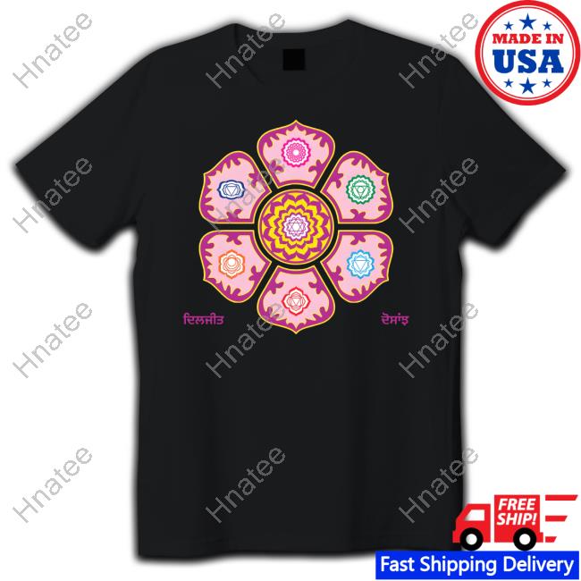 Official Diljit Dosanjh Merch Diljit Dosanjh Chakra Tee Shirt