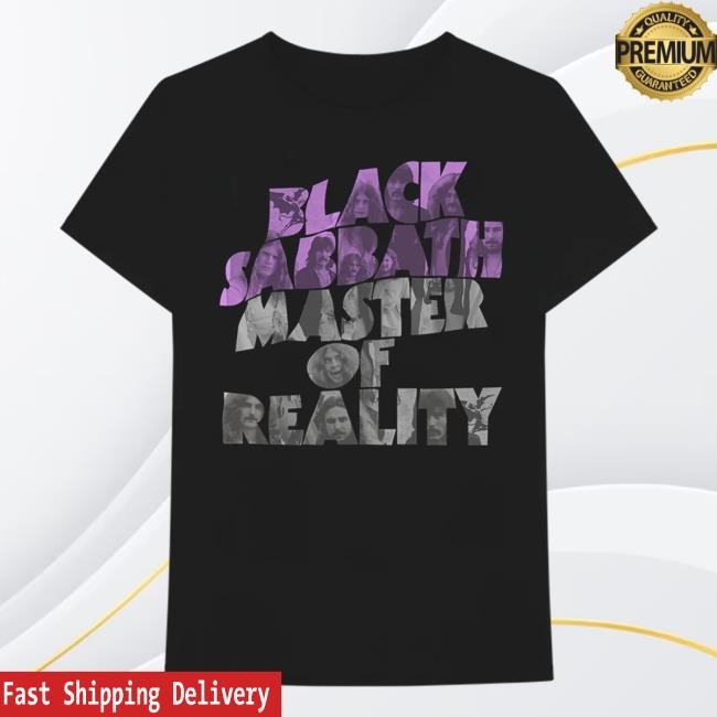 Black Sadbath Master Of Reality Photo Collage New Shirt