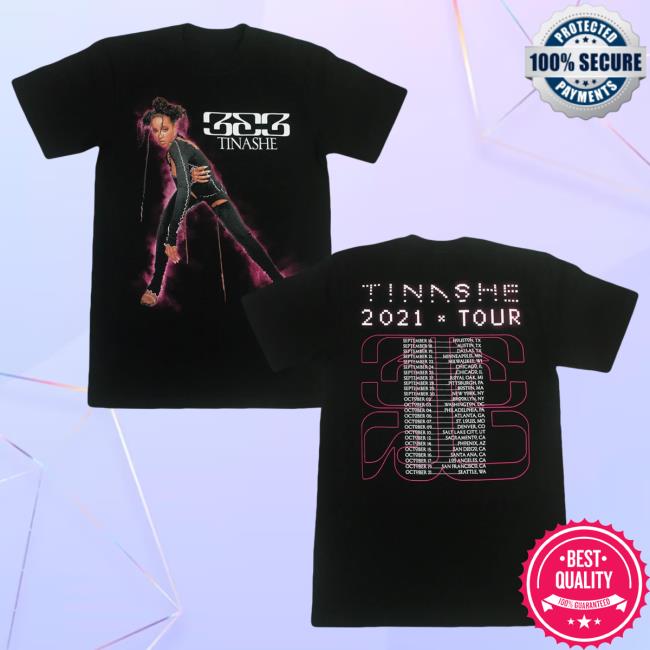 Official Tinashe Merch Store Tinashe Tour Black New Shirt