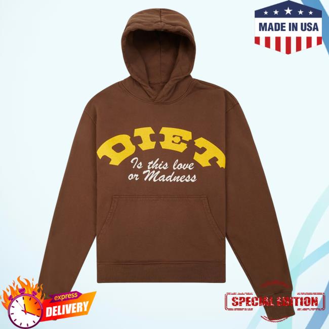 Official Capsule Clothing Store Capsule Nyc Diet Starts Monday Madness Crew neck Sweatshirt | Brown CapsuleNyc