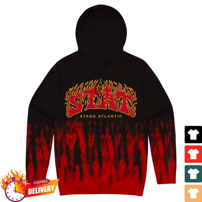 Red Dip-Dye Pullover Hoodie — Stand Atlantic Merch