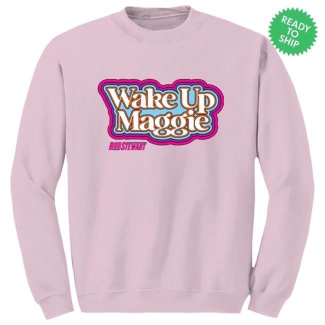 Official Rod Stewart Wake Up Maggie Retro Long Sleeve T Shirt