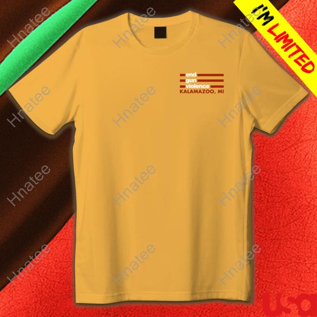 Official Bronson End Gun Violence Disarm Hate Kalamazoo Long Sleeve Tee