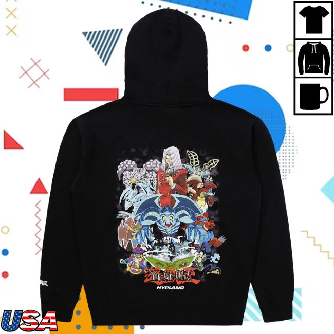Official Hypland Clothing Merch Store Hypland Yugioh Pegasus Monsters Attractive Hoodie (Black)