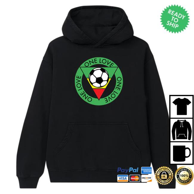 Official Bob Marley Merch Store Shop Bob Marley Soccer Black Crew neck