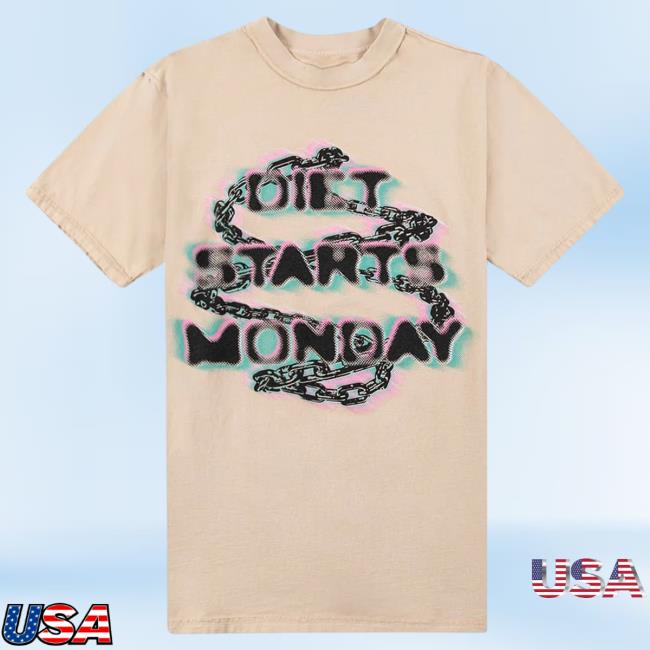 Official Capsule Clothing Store Capsule Nyc Diet Starts Monday Skull Attractive Shirt | Chain CapsuleNyc