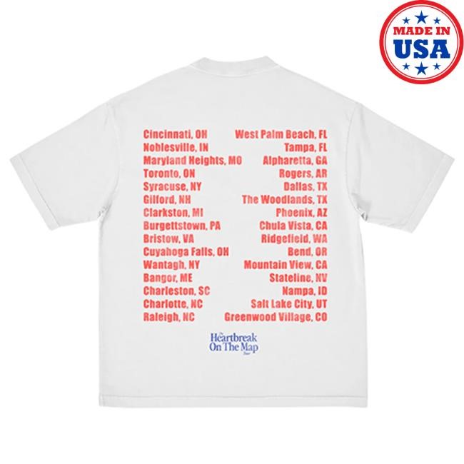 Official Dan And Shay Merch Heartbreak Summer Tour New Shirt