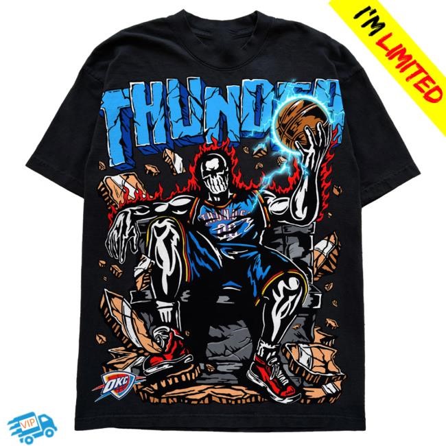 Thunder Throne Shirts - Black | Warren Lotas Official NBA