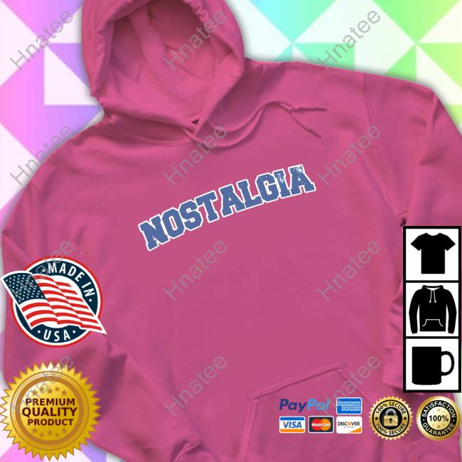 Official Luke Hemmings Merch Store Nostalgia Pink Sweatshirt 2024