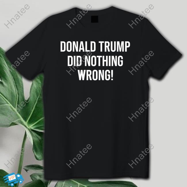 Loomered Donald Trump Did Nothing Wrong T Shirt