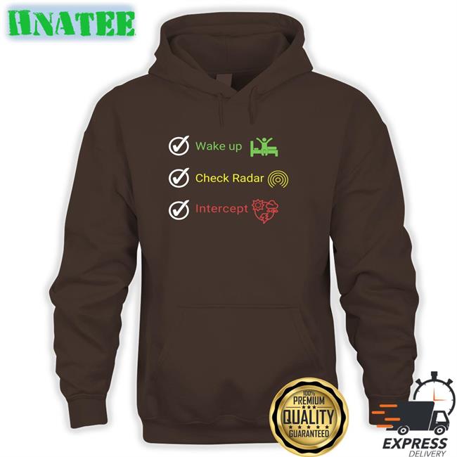 Wake Up Check Radar Intercept T-Shirt Vince Waelti Seethestormshop Merch