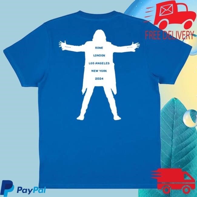 Logo Royal Blue Tee Shirt - David Gilmour