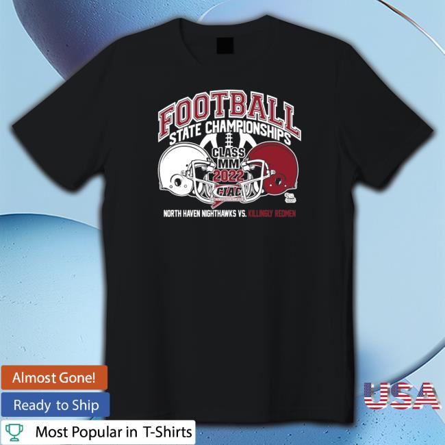 Official North Haven Nighthawks Vs Killingly Redmen Football State Championships Class MM 2022 Long Sleeve T Shirt