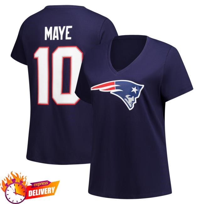 Drake Maye New England Patriots Super Bowl Bound Plus Size Top