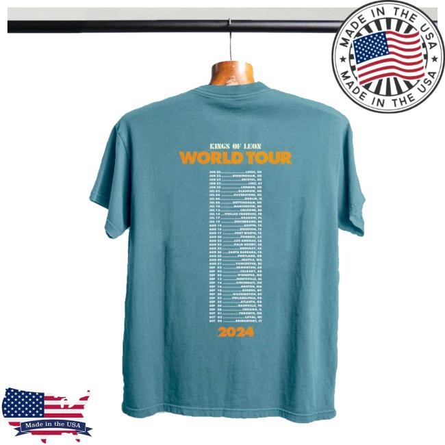 CWPHF World Tourback T Shirt Kings Of Leon