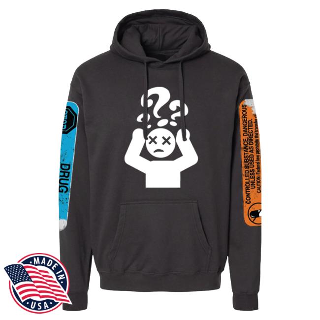 Official Chapter 17 Records Merch Store Shop Ouija Macc Anemoia - Album Attractive Hoodie - Black Chapter17Records