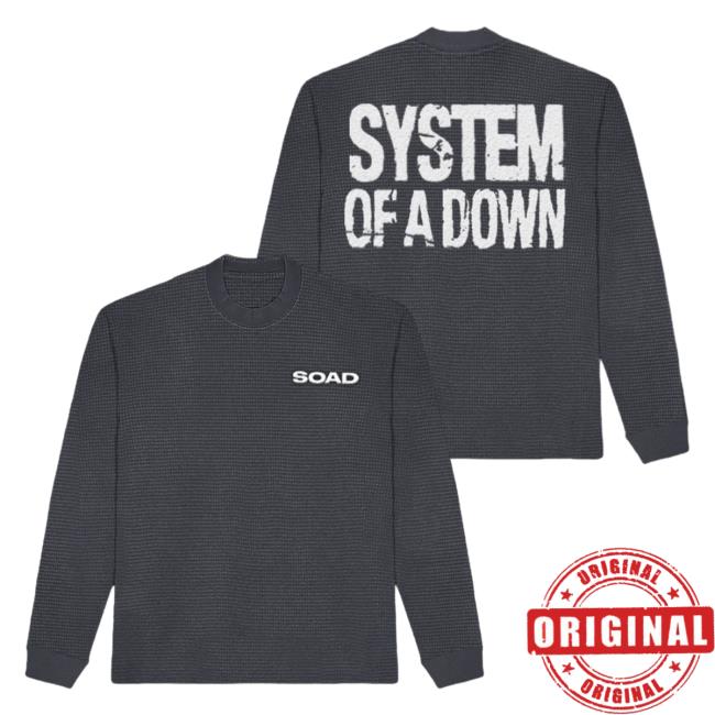 Official System Of A Down Merch Store Shop Merch Soad Thermal Hoodies